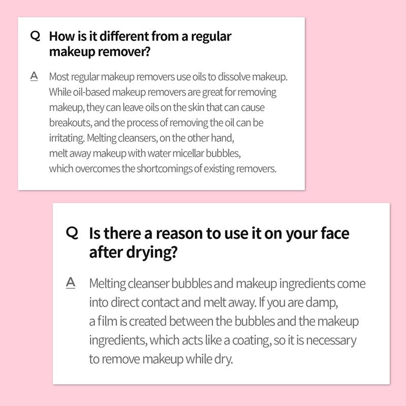 Dr. Melaxin - Melting Cleanser 150Ml | OIL CLEANSER ALTERNATIVE for EFFECTIVELY REMOVING BASE MAKEUP & SUNSCREEN, INNOVATIVE BURSTING BUBBLE FORMULA