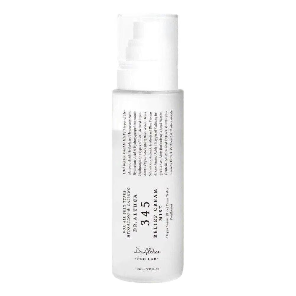 100ML Dr. Althea 345 Relief Cream Mist Moisturizing Spray Double Layer Essence Soothing Hydration Face Refreshing Skin Care