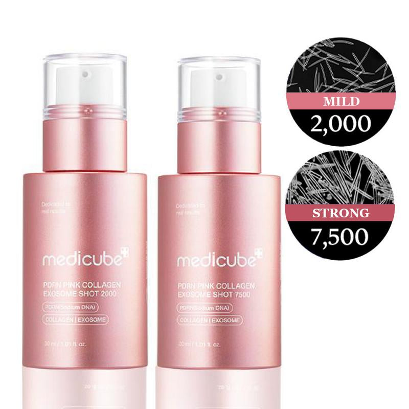 [Medicube] Exosome Spicule Shot Duo (Zero / PDRN) (Mild / Strong)ㅣ Korean Skincare Aha Ampoule PDRN