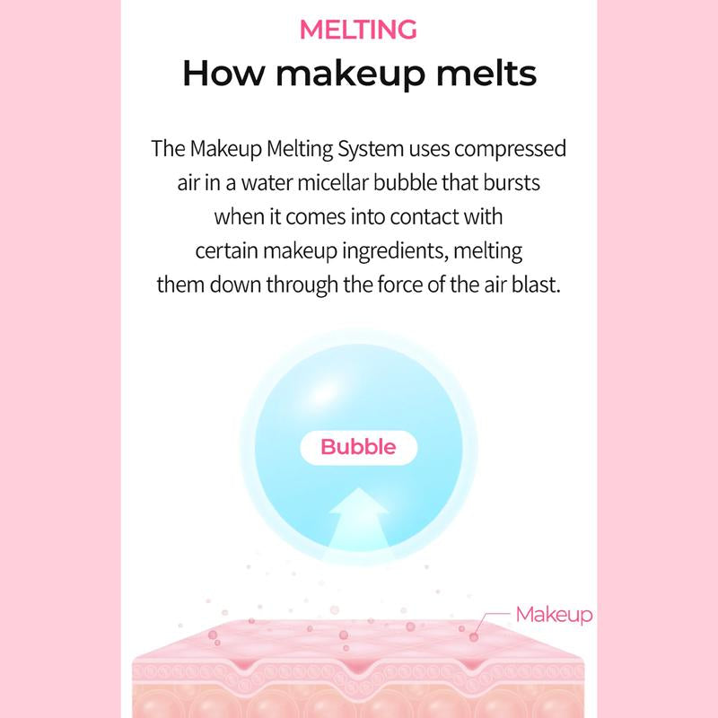 Dr. Melaxin - Melting Cleanser 150Ml | OIL CLEANSER ALTERNATIVE for EFFECTIVELY REMOVING BASE MAKEUP & SUNSCREEN, INNOVATIVE BURSTING BUBBLE FORMULA