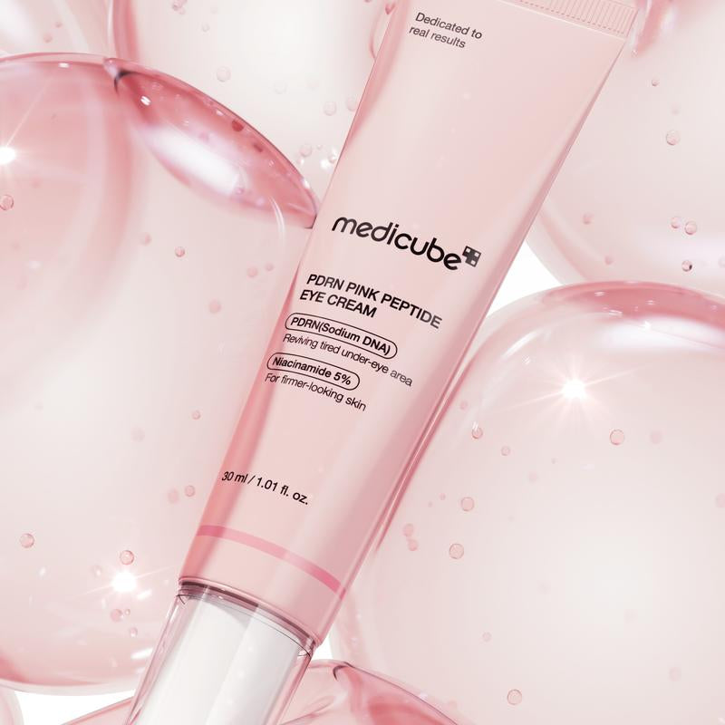 [Medicube] PDRN Pink Peptide Eye Serum | 99% Salmon DNA PDRN, 99% Pure Retinol, 5% Niacinamide | Dark Circles, Puffy Eyes, Korean Skincare