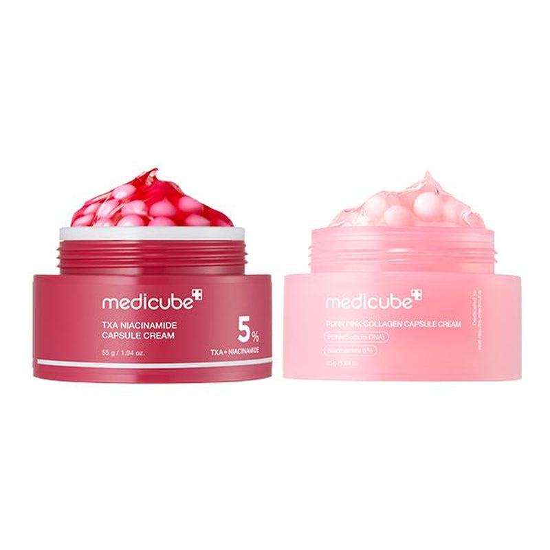 [Medicube] Mix & Match Boba Cream Set | Tiktok Viral Capsule Creams for Uneven Skin Tone, Glow Hydration, Korean Skincare, K-Beauty