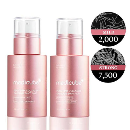 [Medicube] Exosome Spicule Shot Duo (Zero / PDRN) (Mild / Strong)ㅣ Korean Skincare Aha Ampoule PDRN