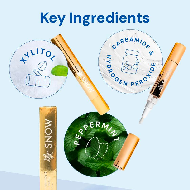 Snow Extra-Strength Teeth Whitening Serum | Oral Care Teeth Whitener Pen | Whitening Pen for Stain Removal & Whiter Teeth