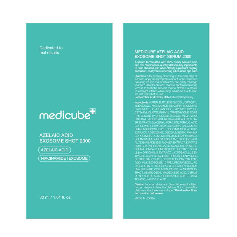 [NEW] Medicube Azelaic Acid Exosome Shot 2000/7500 - Lightweight Formula for Comfortable, Healthy-Looking Skin