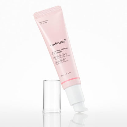 [Medicube] PDRN Pink Peptide Eye Serum | 99% Salmon DNA PDRN, 99% Pure Retinol, 5% Niacinamide | Dark Circles, Puffy Eyes, Korean Skincare