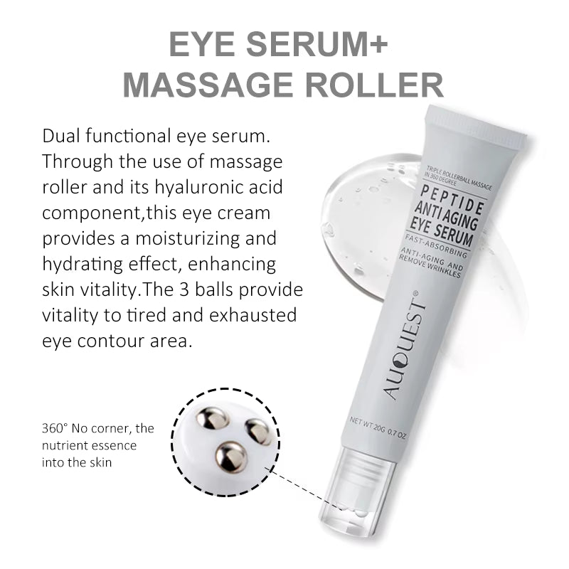 Peptide Eye Cream Eye Bags Dark Circles Removal Moisturizing Hydrating Serum Lifting Eye Skin Care Beauty Cosmetics