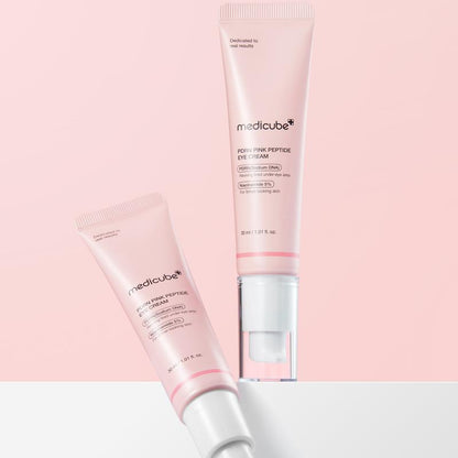 [Medicube] PDRN Pink Peptide Eye Serum | 99% Salmon DNA PDRN, 99% Pure Retinol, 5% Niacinamide | Dark Circles, Puffy Eyes, Korean Skincare